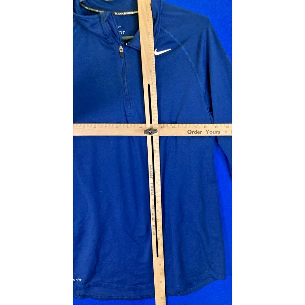 Nike Element Running 1/4 Zip Dri-Fit Pullover Long Sleeve Blue Mens Size Small